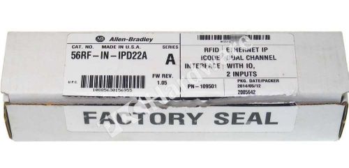 New allen bradley 56rf-in-ipd22a /a 13.56mhz rfid ethernet/ip interface block for sale