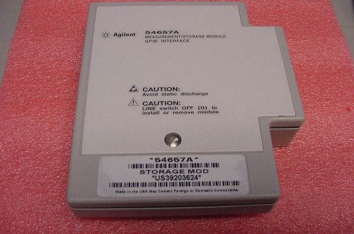 Agilent HP 54657A Measurement Storage Module GPIB Interface  **READ**