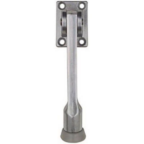 National hardware v239 5&#034;  kickdown door stops in satin chrome for sale