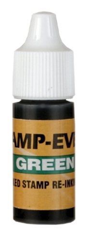 Stamp-Ever Pre-Inked Refill, 7ml Bottle, Green (5030)