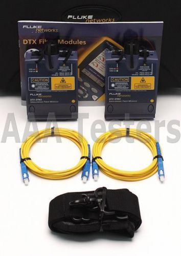 Fluke Networks DTX-SFM2 SM Fiber Modules 4 DTX-1800 DTX-1200 DTX-SFM DTX