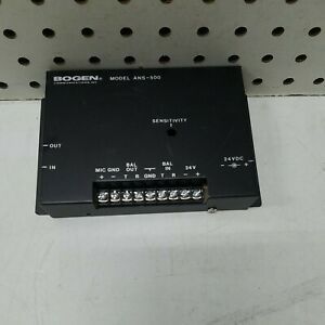 Bogen ANS-500 Ambient Noise Remote Sensor System UNTESTED NEW OLD STUFF