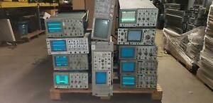 MIXED WORKING/AS IS Tektronix, Oscilloscope pallet. 2465, TDS420, 2445, 2236 etc