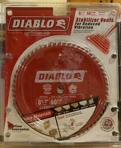 Saw Blade diablo 8 1/2” 60 teeth stabilizer vents A Or B