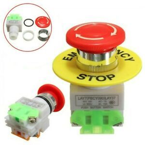 10A Push Button Switch 22mm 2pcs Accessories Control Latching Practical