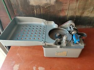 Vintage Lynde-Ordway Downey-Johnson Coin Counter Machine Model 381 Manual Crank