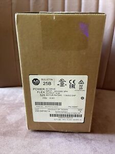 New Sealed 2021 Allen Bradley 25B-D4P0N114 PowerFlex 525 1.5kW 2Hp AC Drive