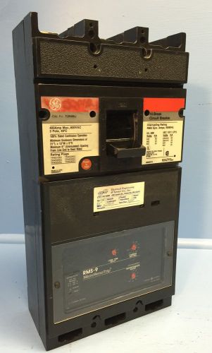 Ge general electric tjh4ss 400 amp hi-break circuit breaker tjh tj 400a plug li for sale