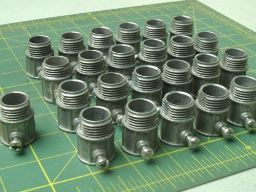 Steel city 1/2&#034; emt set screw connector 1/2 mnpt tc221 (qty 25) #56767 for sale