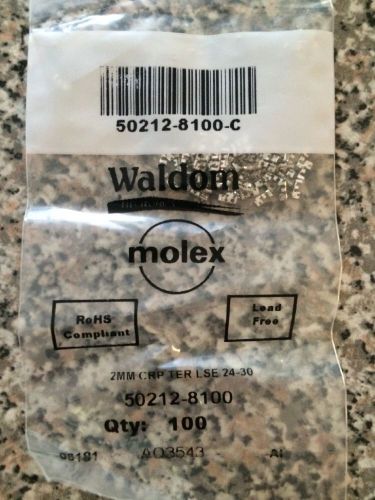 Molex 50212-8100- C Crimp Terminal, Bag of 100