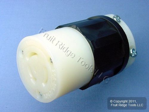 Leviton turn locking connector twist lock non-nema 20a 125/250v bulk 7314-c for sale