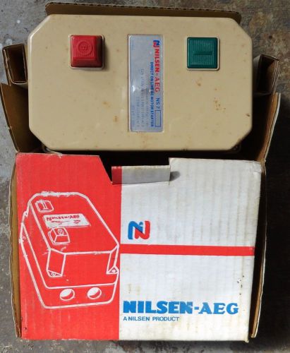 NILSEN - AEG MOTOR START SWITCH 5.5KW 7.5HP AS SHOWN IN PHOTOS