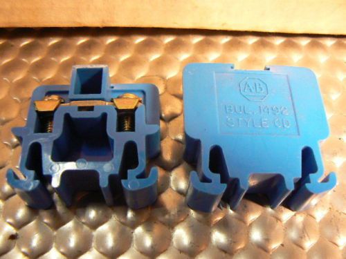 40 New Allen Bradley 1492-CD Terminal Blocks, Blue