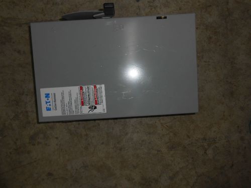 CUTLER HAMMER DG322UGB 60 AMP 240 VOLT 3P NF NEMA 1 DISCONNECT