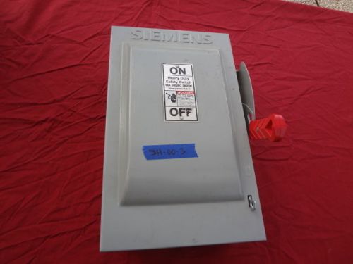 Siemens HF322N 60A 240V Heavy Duty Safety Switch---SEE PICS BELOW