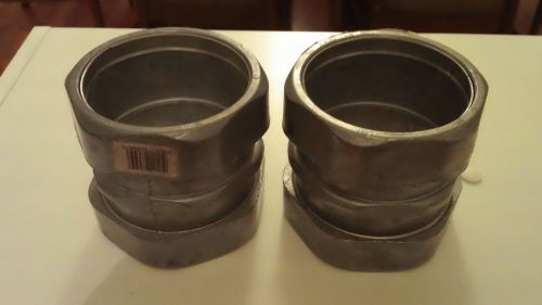 Lot of 2 Halex 2-1/2&#034; Compression Coupling For EMT/IMC/Rigid UL &amp; CSA Listed