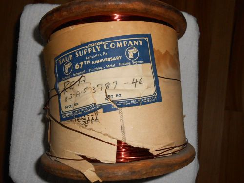 31 Pounds 18 AWG Magnet Wire, G.E. Alkenex , Full Roll