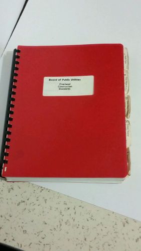 1980&#039;s Public Utilities Overhead Construction Standards Manual. Linemans Guide