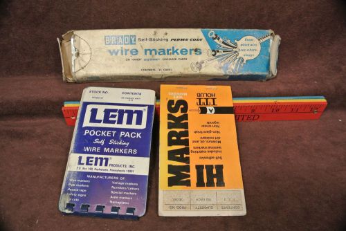 Electricians wire markers for sale