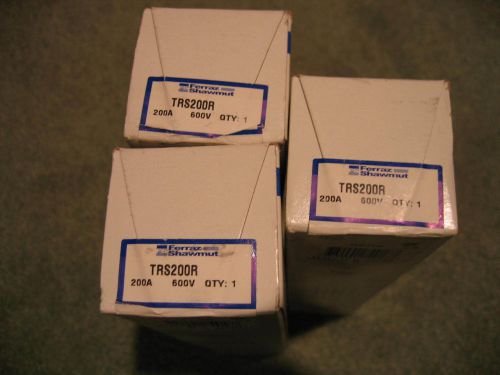 3 TRS200R Ferraz Shawmut Fuse 200 Amp 600 Volt NIB