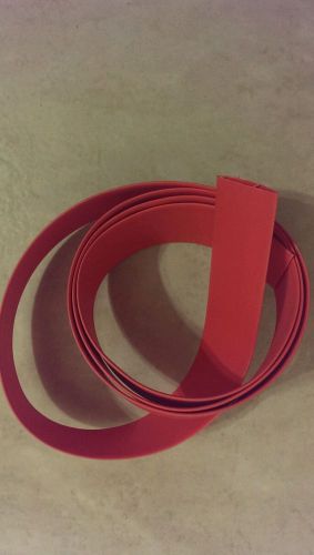 58&#034;length Red Thin Wall HEAT SHRINK TUBING 1&#034;exp  shrink ratio 2:1