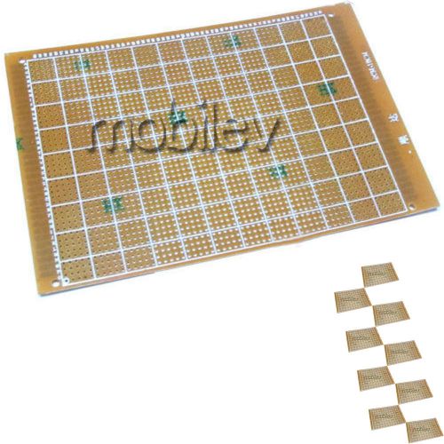 10 x Breadboard Prototype PCB 12cm x 18cm 2460 Holes Brown DIY