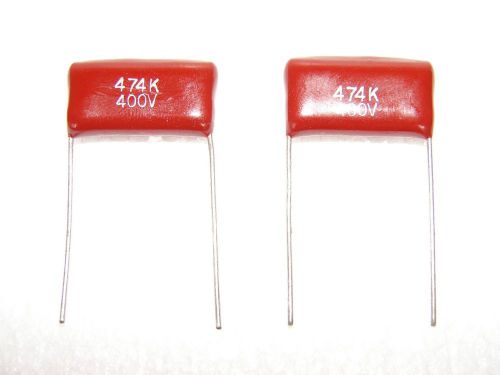 20pcs. CL21 0.47UF 470NF400v P20 Metallized Poliester Film Capacitor,Elecsound