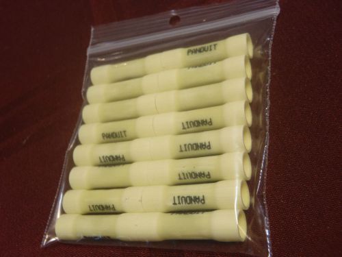 connectors crimp type butt splice yellow 16 pcs panduit