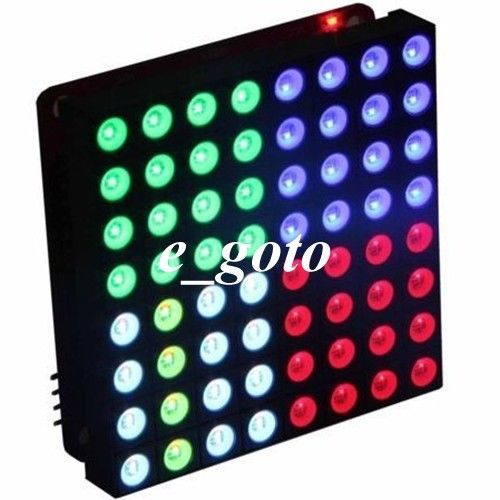 5mm 8x8 matrix rgb led common anode full colour 60x60mm for sale