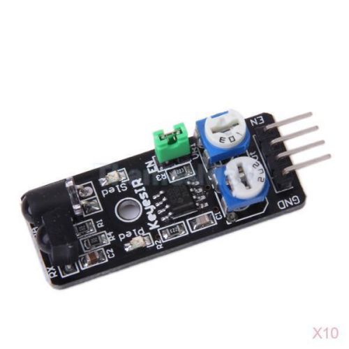 10x 3-6v ir infrared sensor switch module robot sensor for 3v and 5v mcu system for sale