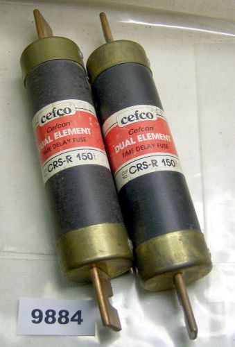 (9884) Lot of 2 Cefco Renewable Fuses CRS-R 150