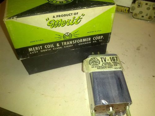 Merit TV-167 Horz. Osc. &amp; Sync Coil - NOS NR