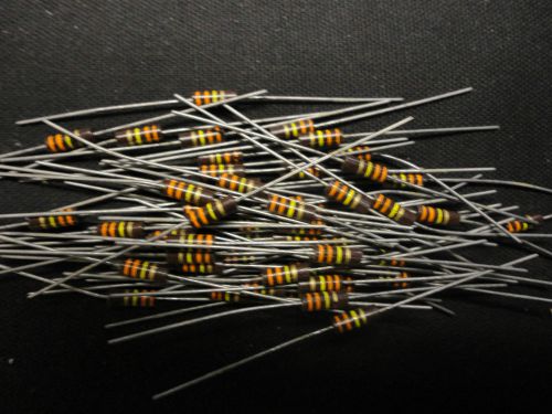 NOS 50PCS 330K-1/2W-5% RC20GF334J CARBON COMP. RESISTOR