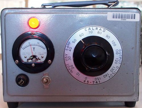 VINTAGE  Variac Calrad VC-6  AC SUPPLY