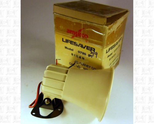 Amseco Lifesaver 12 VDC Burglar Alarm Siren