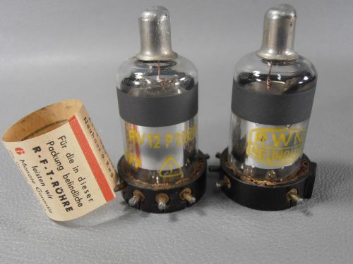 2 x RWN NEUHAUS RV12P2000 = PV1 Vintage Vacuum Pentode Universal Tubes // NEW!!