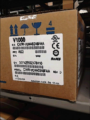 122 f in c for sale, Yaskawa 10hp 17.5 amps v1000 vfd cimr-vu4a0018faa variable frequency drive nib