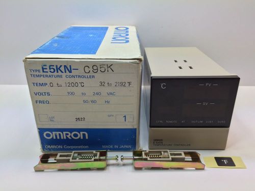 NEW! OMRON TYPE E5KN TEMPERATURE CONTROLLER E5KN-C95K E5KNC95K 0-1200 DEG C