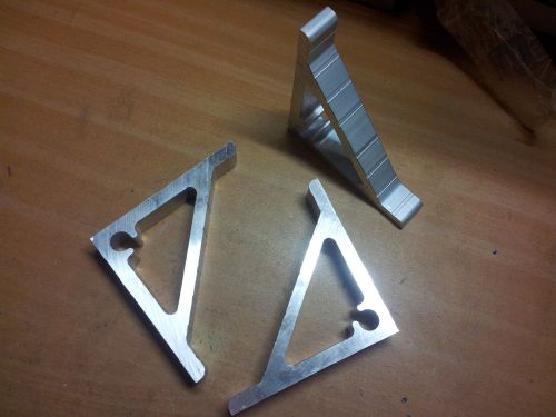 Aluminum mounting L-bracket 100x100x20mm, 8mm thickness