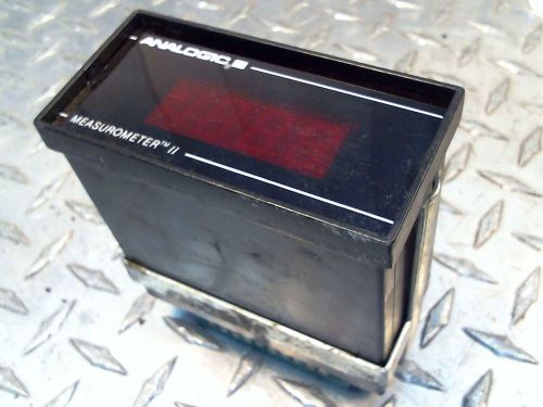 ANALOGIC MEASUROMETER II 110VAC DIGITAL PANEL METER AN25M03-TM-XX-X