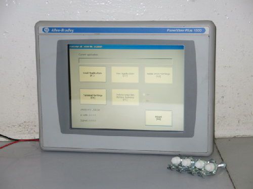 ALLEN BRADLEY 2711PC-RDT10C PANELVIEW PLUS 1000 OPERATOR TOUCHSCREEN PANE