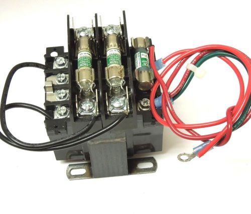 Cutler hammer c0050e2bfb control transformer 50a triple fused new &lt;195er09 for sale