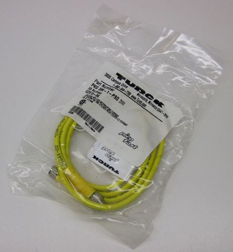 TURCK U2515-84 M8 picofast EXTENSION CORDSET 3-WIRE 1 METER PKG 3M-1-PSG 3M