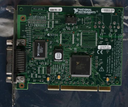 National Instruments PCI-GPIB IEEE 488.2 Card 183617K-01