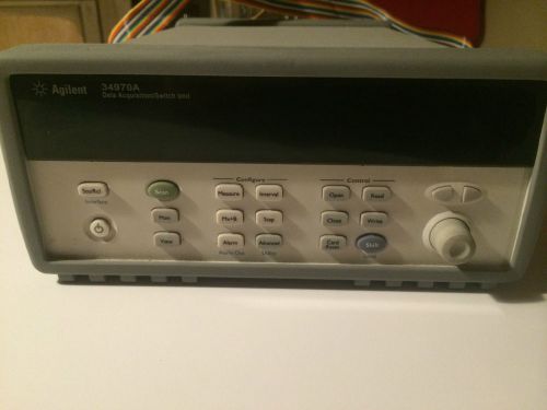 Agilent Keysight HP 34970A with 34901A, 34904A and 34905A