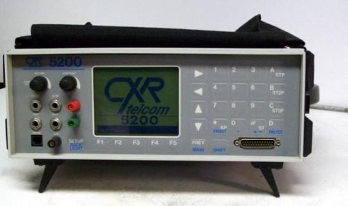 CXR TELCOM 5200 UNIVERSAL TRANSMISSION ANALYZER 5200-01