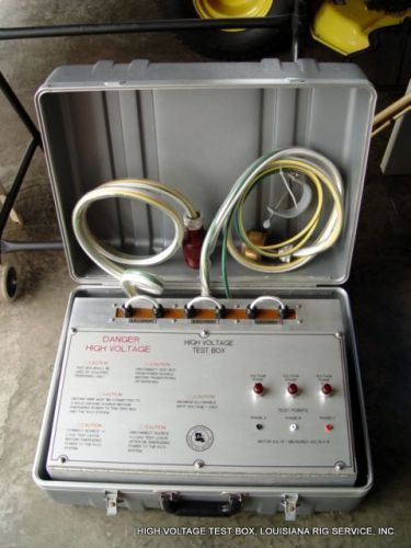 ROV - R.O.V. HIGH VOLTAGE TEST BOX LOUISIANA RIG SERVICE INC FREE SHIPPING