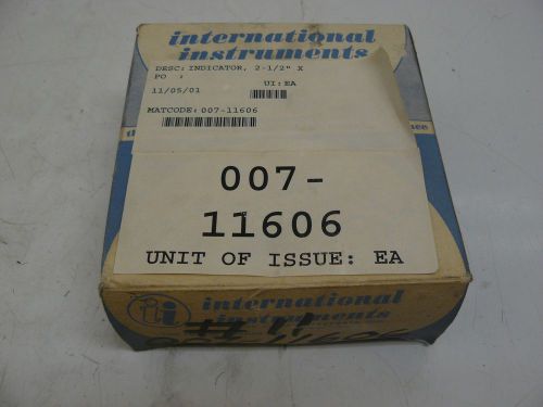 NEW INTERNATIONAL INSTRUMENTS 1136 INDICATOR 9-1136-673 FS=100 DCMV METER