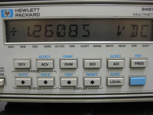 HP 3457A DIGITAL BENCH TOP MULTIMETER