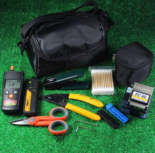 Fiber Optic FTTH Tool Kit Fiber Cleaver FC-6S+Mini Fiber Optical Power Meter